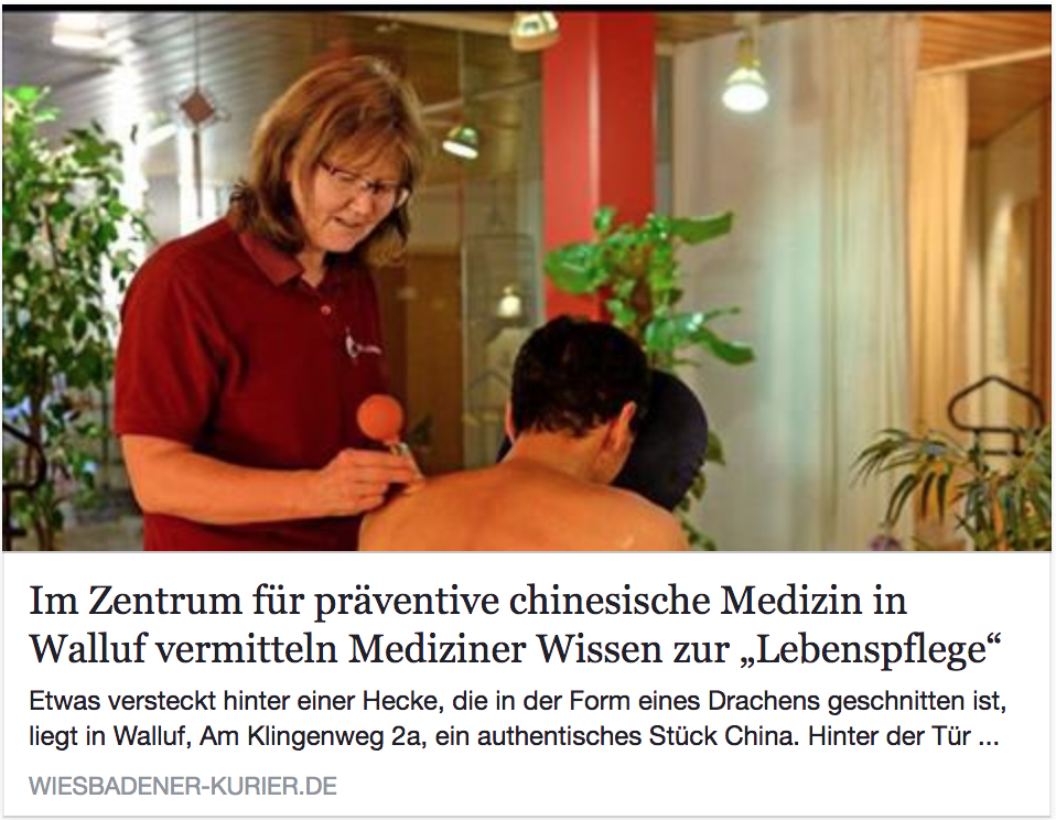 Gesundheitsprävention: Titelfoto Artikel Wiesbadener Kurier